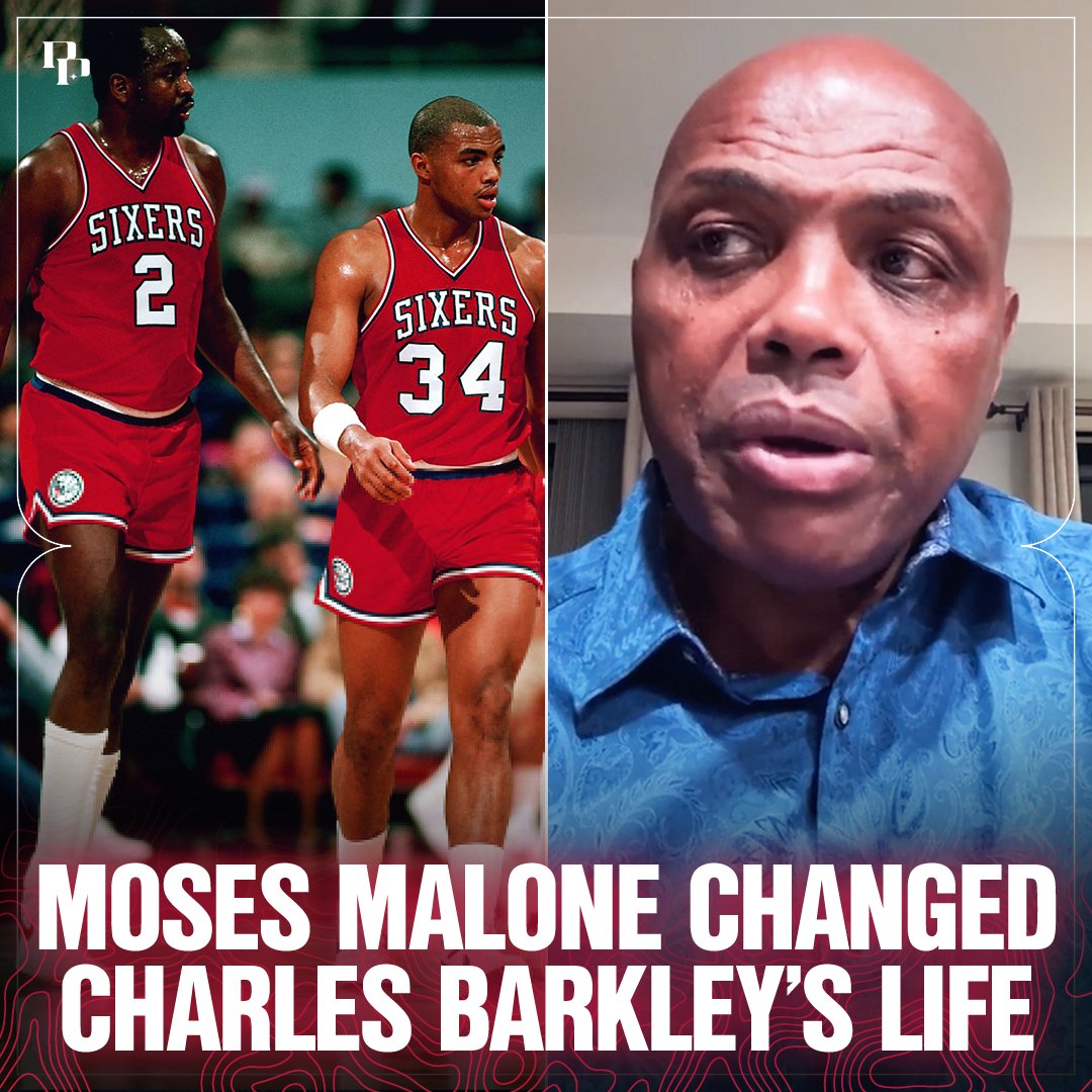 Charles Barkley on his mentor: “If it wasn’t for Moses Malone, I’d be working at McDonalds.” (via Podcast P with Paul George)
