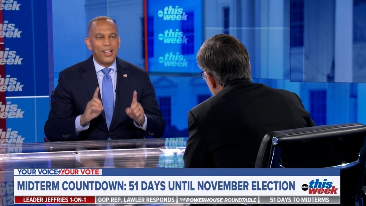 Our candidates are ready, willing and able to take back the House in November. So we can end this national nightmare. And continue our march toward a more perfect union.