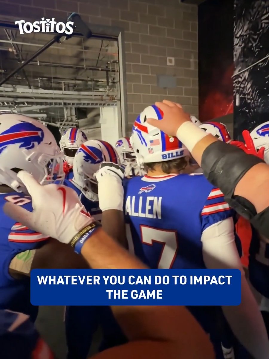BRB running through a brick wall rn. Tostitos | Josh Allen