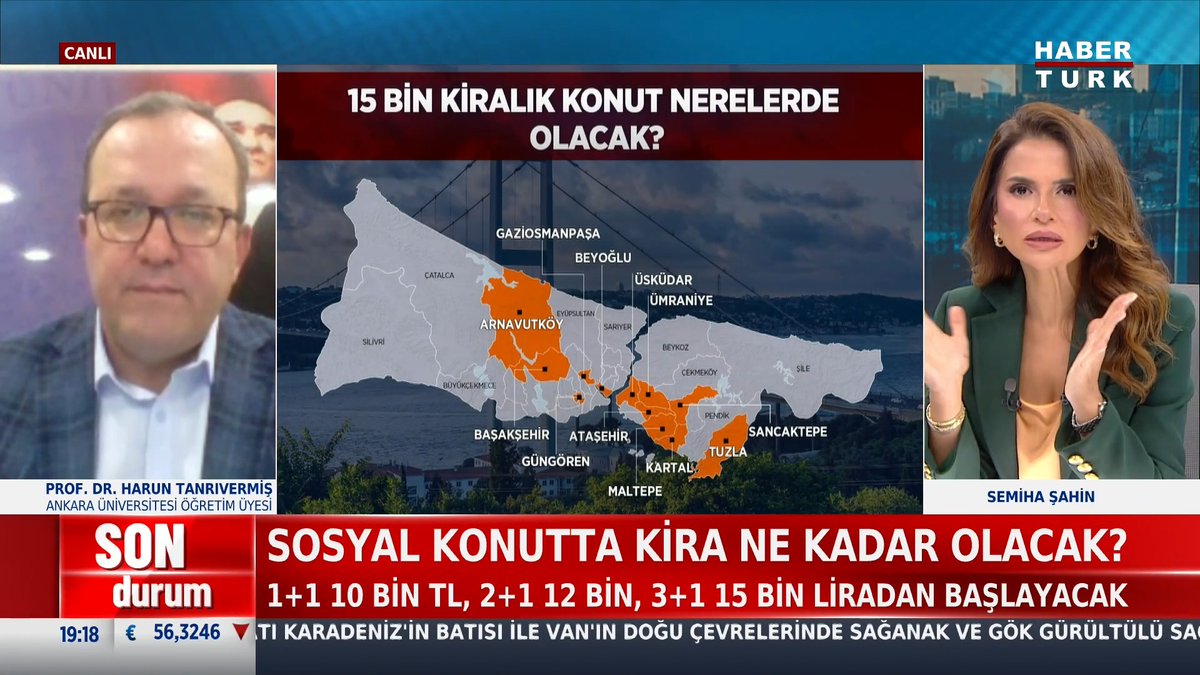 📌Kiralık Sosyal Konut Projesi başlıyor: Sosyal konutta kira ne kadar olacak? Ankara Üniversitesi Öğretim Üyesi Prof. Dr. Harun Tanrıvermiş #AnaHaber'de Semiha Şahin'e değerlendirdi.