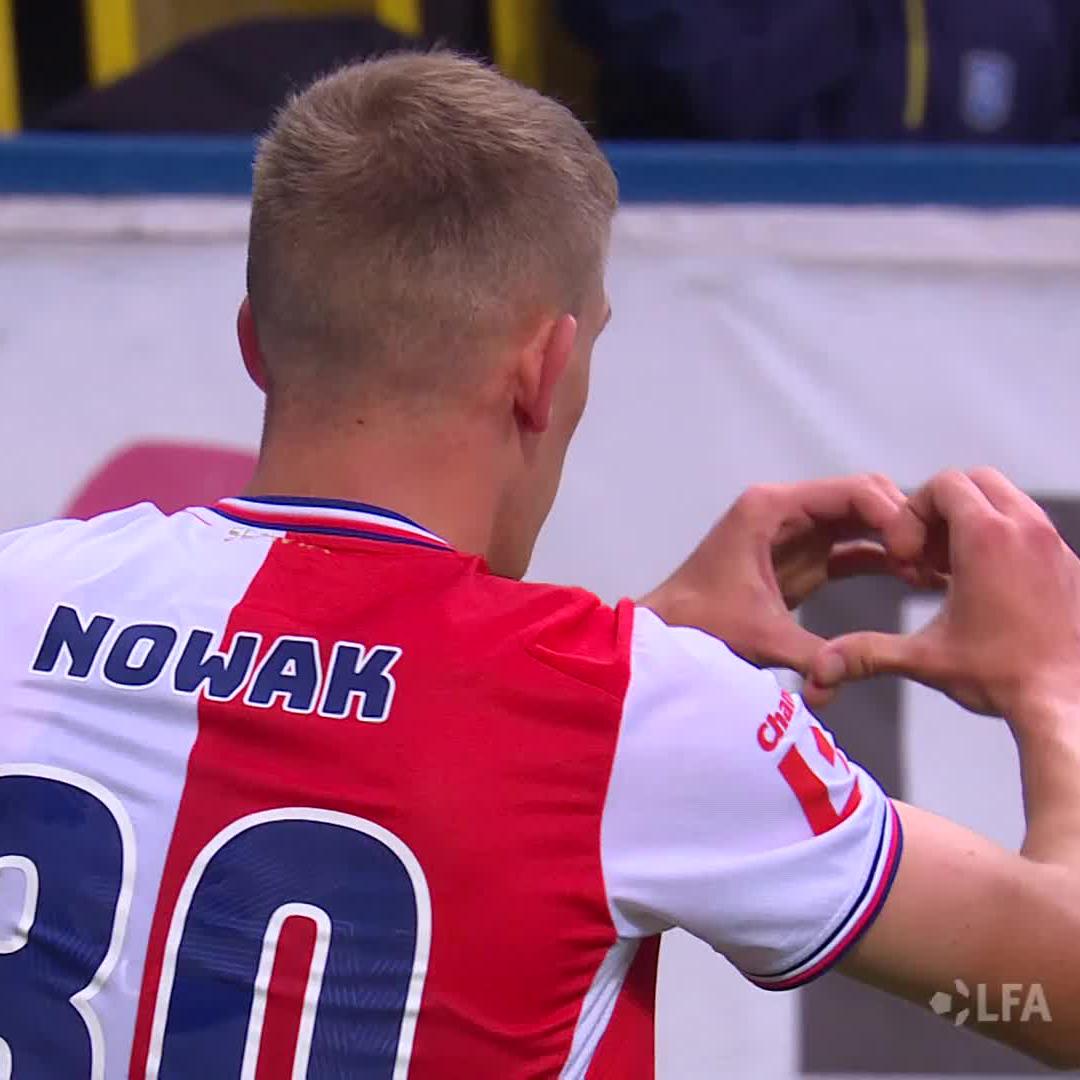 Czy Wiktor Nowak znów strzelił gola dla Slavii? TAK! Tym razem na ciężkim terenie w Teplicach