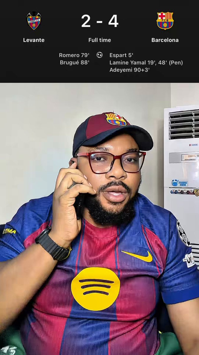 Please give this 3 points to Madrid i don’t want it since we didn’t score 5 Levante 2-4 Barcelona #laliga #yamal #raphinha #xaviespart