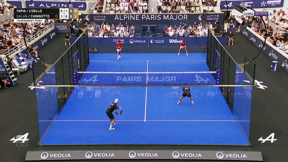 🔥 نقطة المباراة! 🏆🏓 الثنائي المكوّن من آرتورو كوييو وأغوستين تابيا يحسم المواجهة أمام الثنائي المؤلف من أليخاندرو غالان وفيديريكو شينغوتو 2-1 ويتوّج بلقب بطولة باريس بريميير بادل #PremierPadel
