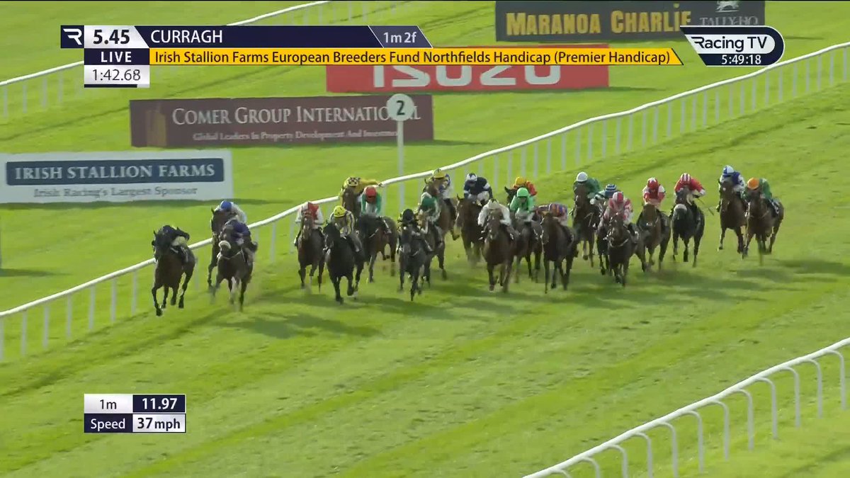 Irish Lincolnshire, BMW Mile and now the โฌ150,000 Irish Champions Festival finale! The 8yo Orandi beats 21 rivals in the Irish Stallion Farms Northfields Handicap and at 40/1 under Ronan Whelan for Tony Martin to conclude a brilliant weekend The Curragh Racecourse