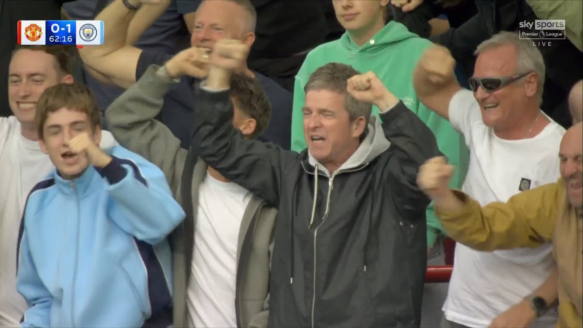 'He's not looking back in anger anymore!' Noel Gallagher was loving Erling Haaland's goal against Manchester United 🩵