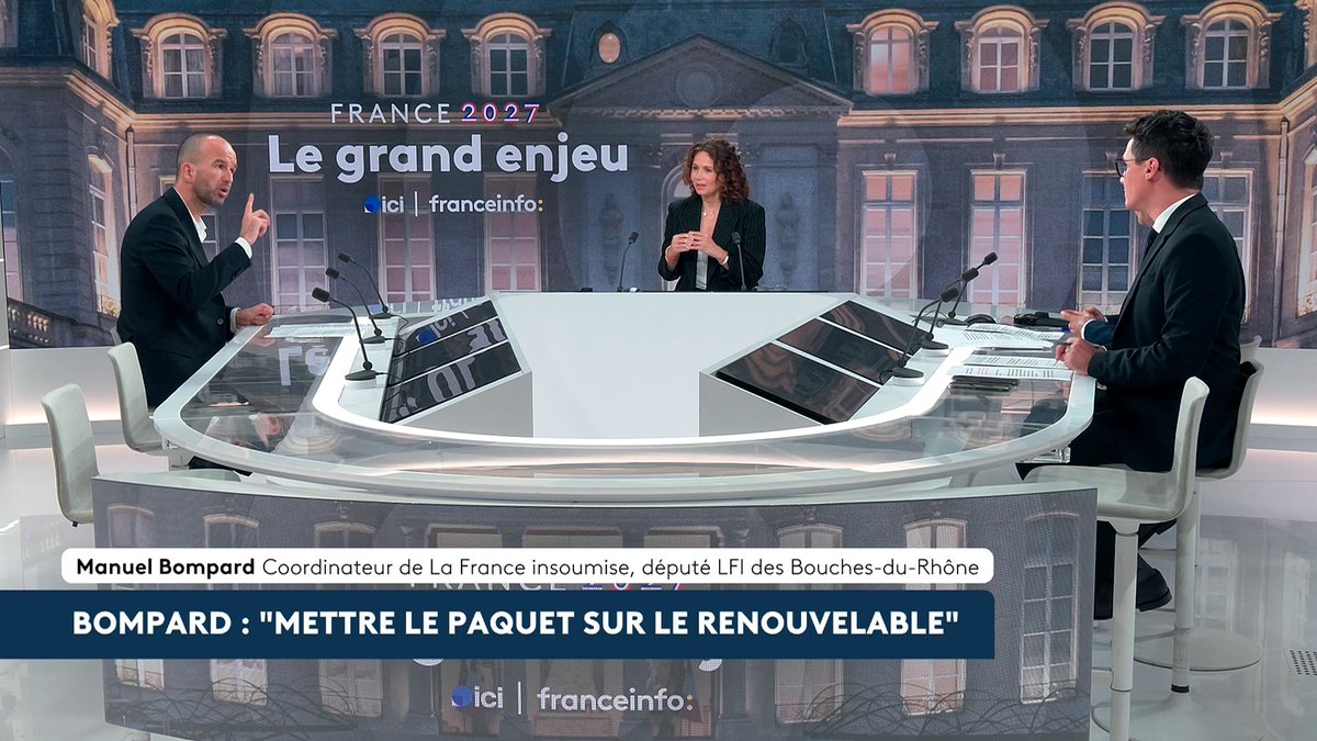 🔴🗣️ 71 % des Français excluraient de voter pour LFI : "Je ne crois absolument pas à ces chiffres", répond Manuel Bompard. "Ce n'est pas parce que vous me sortez des sondages [...] qui vont dire telle ou telle chose qu'ils vont produire le résultat." #LeGrandEnjeu #Canal16