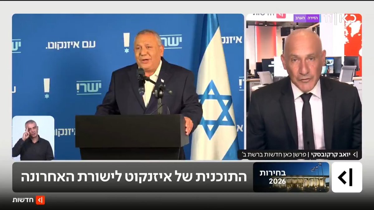 44 ימים לבחירות: ישר! פועלת להביא ליכודניקים להצביע לאיזנקוט, בנט ולפיד חושפים את הרשימה כדי להביא בוחרים, ויאיר גולן מנסה לרכב על החרמות נגדו | Yoav Krakovsky | יואב קרקובסקי עם הפרטים #מהדורתכאןחדשות עם Moav Vardi