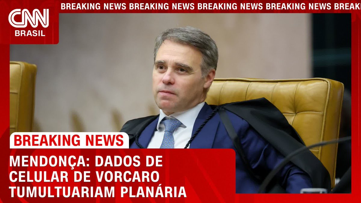 Mendonça: Dados de celular de Vorcaro tumultuariam; assista #CNNAgora