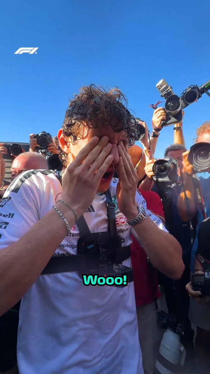 He knows the drill 🍾😮‍💨 #F1 #SpanishGP