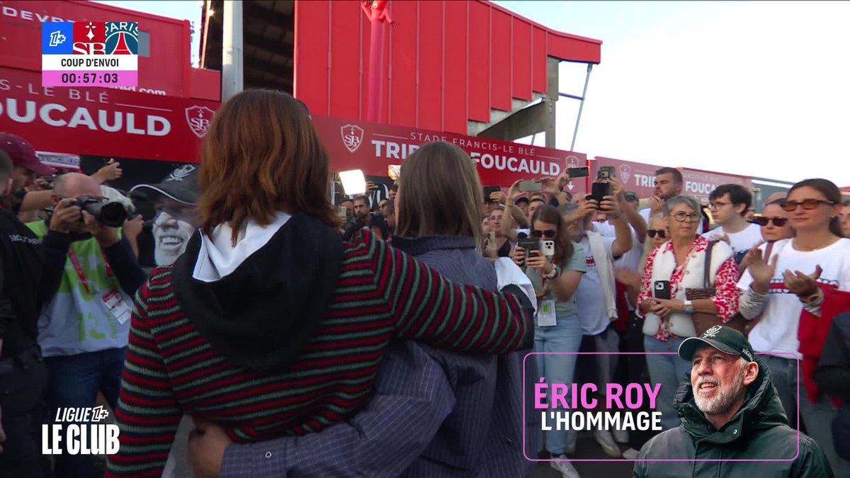 L’INSTANT ÉMOTION ! 💫 Le Stade Brestois 29, la Ligue 1 McDonald's et l’ensemble du football français rendent hommage au grand Éric Roy ! 👑