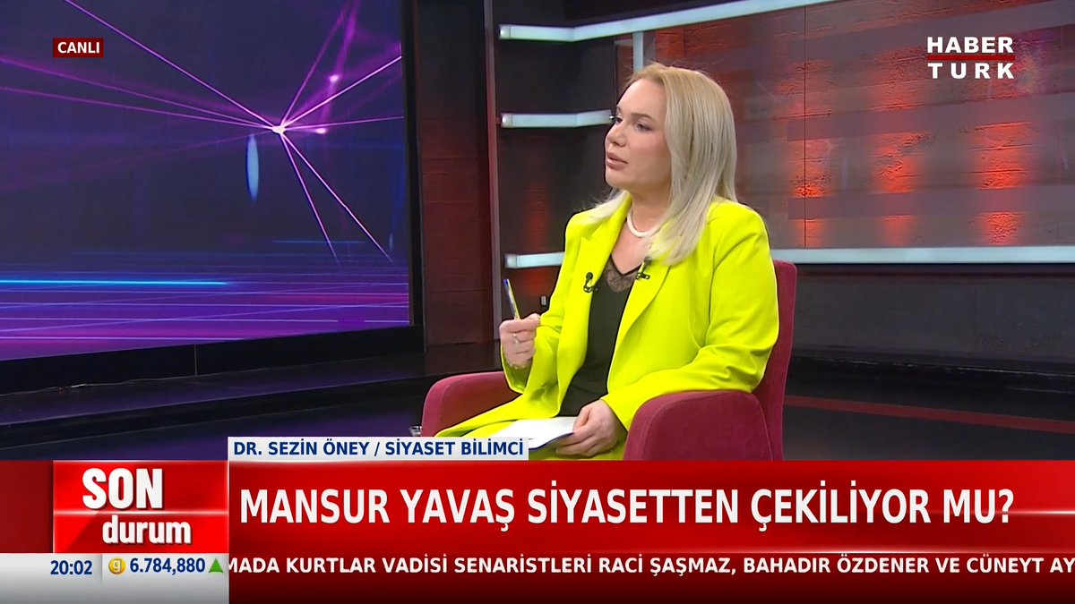 📌Mansur Yavaş siyasetten çekiliyor mu? Siyaset Bilimci Dr. Sezin Öney #HabertürkGündem’de değerlendirdi.