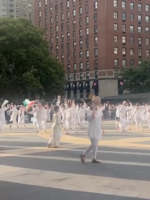 Free Palestine's latest target? A memorial for 9/11 victims. A dancer in the annual Table of Silence dance performance ran through the memorial with a Palestinian flag. Calling attention away from the victims of a terror attack is not a good reflection on your movement's moral compass.