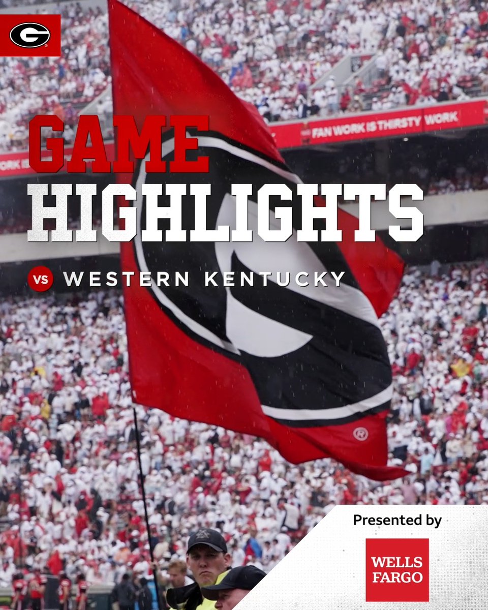 Week Two Win: ✅ #GoDawgs | Wells Fargo