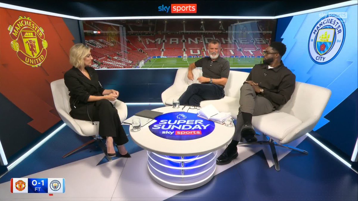 "Defensively, Manchester City were outstanding" "For [Man] United, I think it is a BIG step back" Roy Keane speaks about the effect that this derby might have on both Manchester teams 🎙️