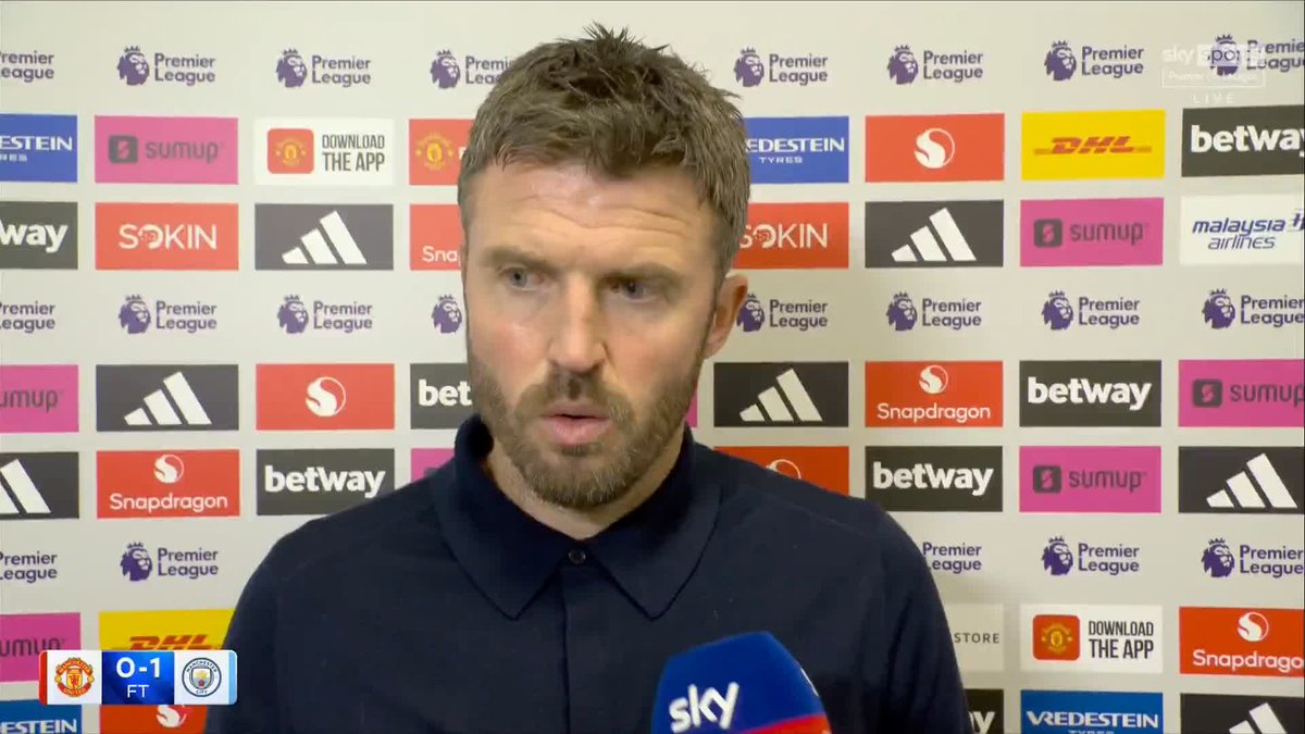 "It's a staggering decision" 😲 Michael Carrick is baffled by the call to allow Erling Haaland's Manchester derby winning goal