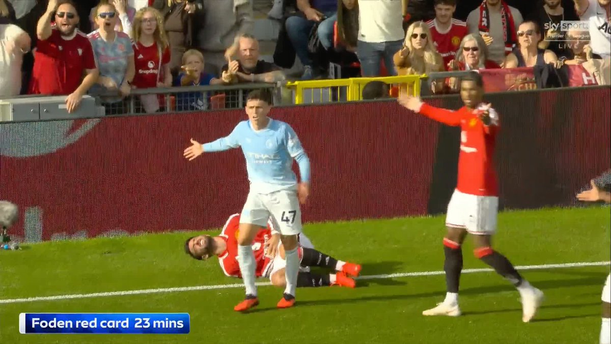 "You do try and get players sent off" ❌ Gary Neville says Bruno Fernandes' reaction to Phil Foden's kick out is part of the game, although he doesn't agree with it