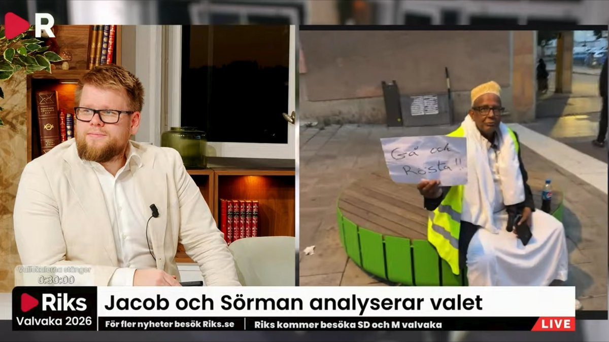 IkvÀll var jag Riksstudios utrikeskorrespondent pÄ plats vid vallokalen i Rinkeby.