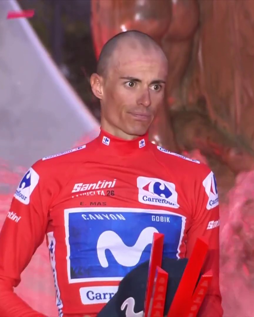🇪🇸 L'hymne espagnol en l'honneur de Monsieur Enric Mas, grand vainqueur de #LaVuelta26 #LesRP
