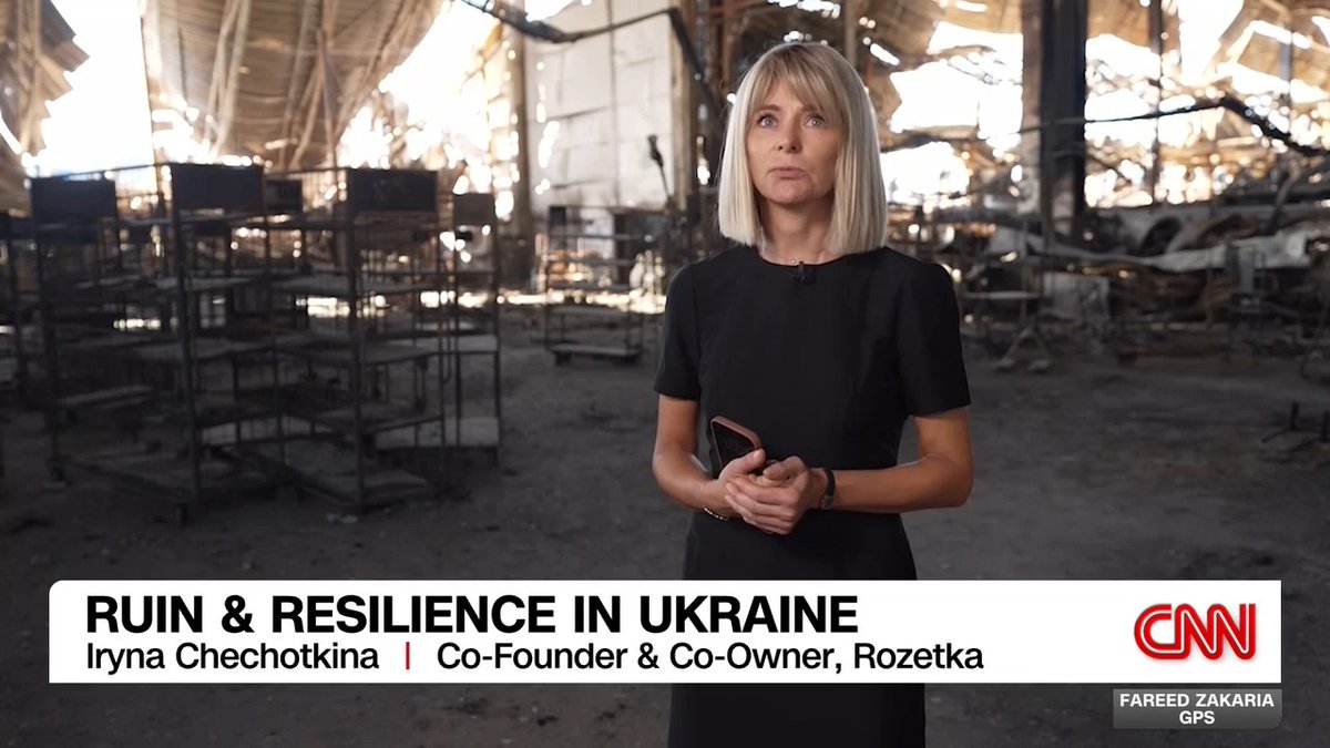 Iryna Chechotkina and her husband spent 21 years building a small electronics store into an e-commerce giant that is often called the "Amazon of Ukraine." Then it became a target of Russian attacks. Here's that story: