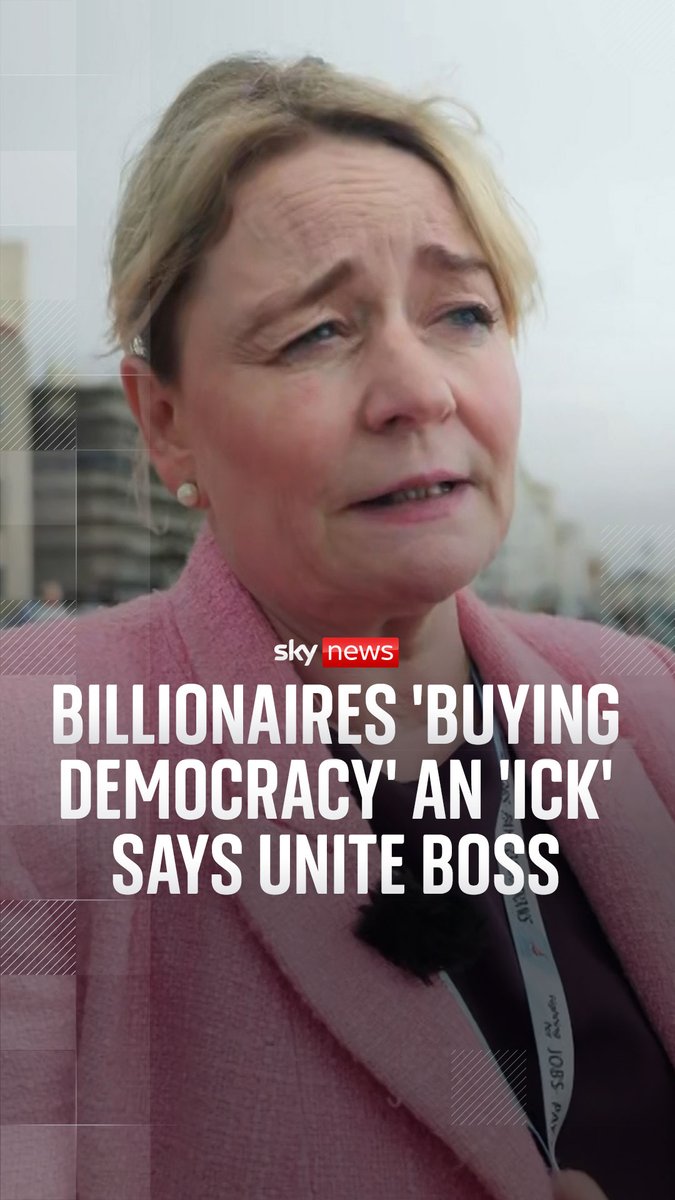 Unite general secretary Sharon Graham tells our chief political correspondent @JonCraig that trade unions giving money to the Labour Party is "very different" to the donations received by Reform UK. Read more: