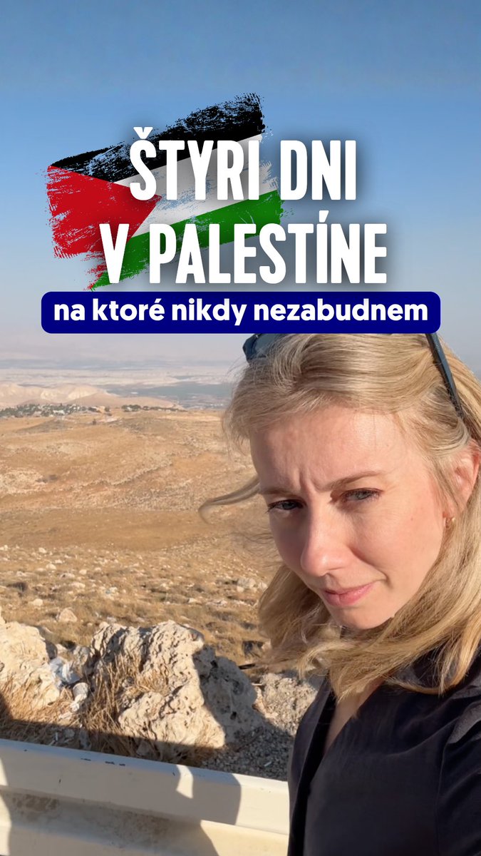 Na misii #WestBank 🇵🇸 som videla, že utrpenie Palestínčanov nie je séria incidentov, ale fungujúci systém. Cesty len pre vybraných, dediny obkľúčené osadníkmi, dennodenné porušovanie medzinárodného práva. Zodpovednosť nesie ale #Israel 🇮🇱 vláda, nie všetci Izraelčania.