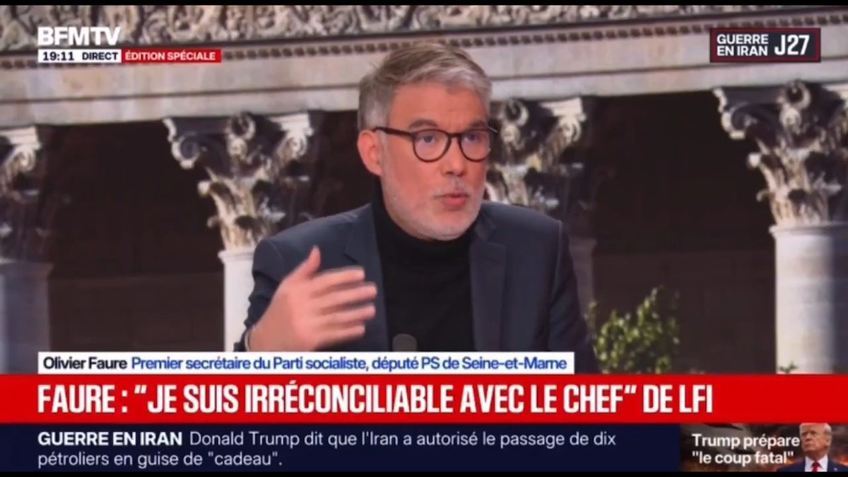 Quand il essaie de nier sa part de responsabilité dans la diabolisation de la FI, la VAR est cruelle pour Olivier Faure...