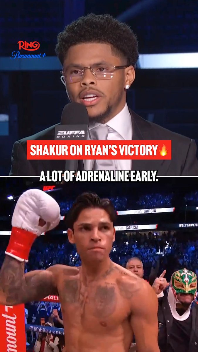Shakur Stevenson broke down Ryan Garcia's winning formula against Conor Benn 🧠