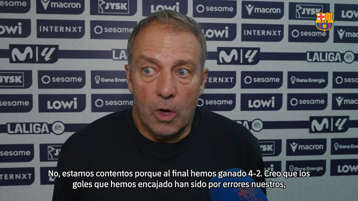 🎙️ Las declaraciones de Hansi Flick tras la victoria en el Ciutat de Valencia