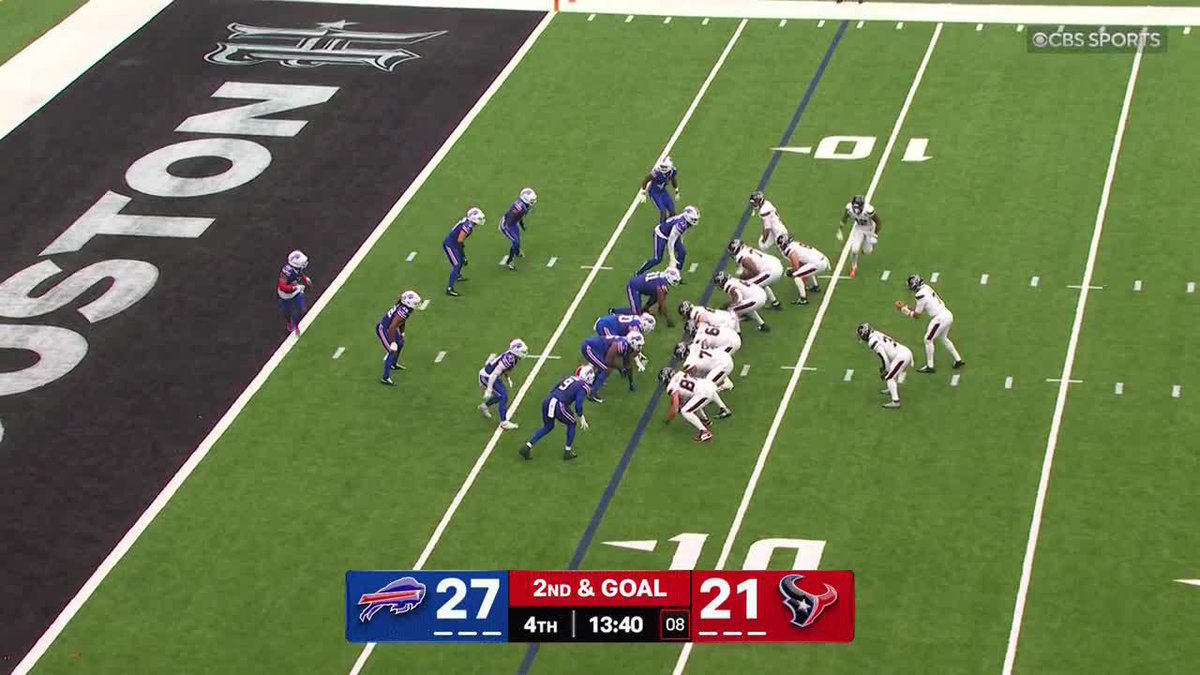 "1, 2, 3 for David Montgomery!" We got a ball game in Houston. CBS I Paramount+