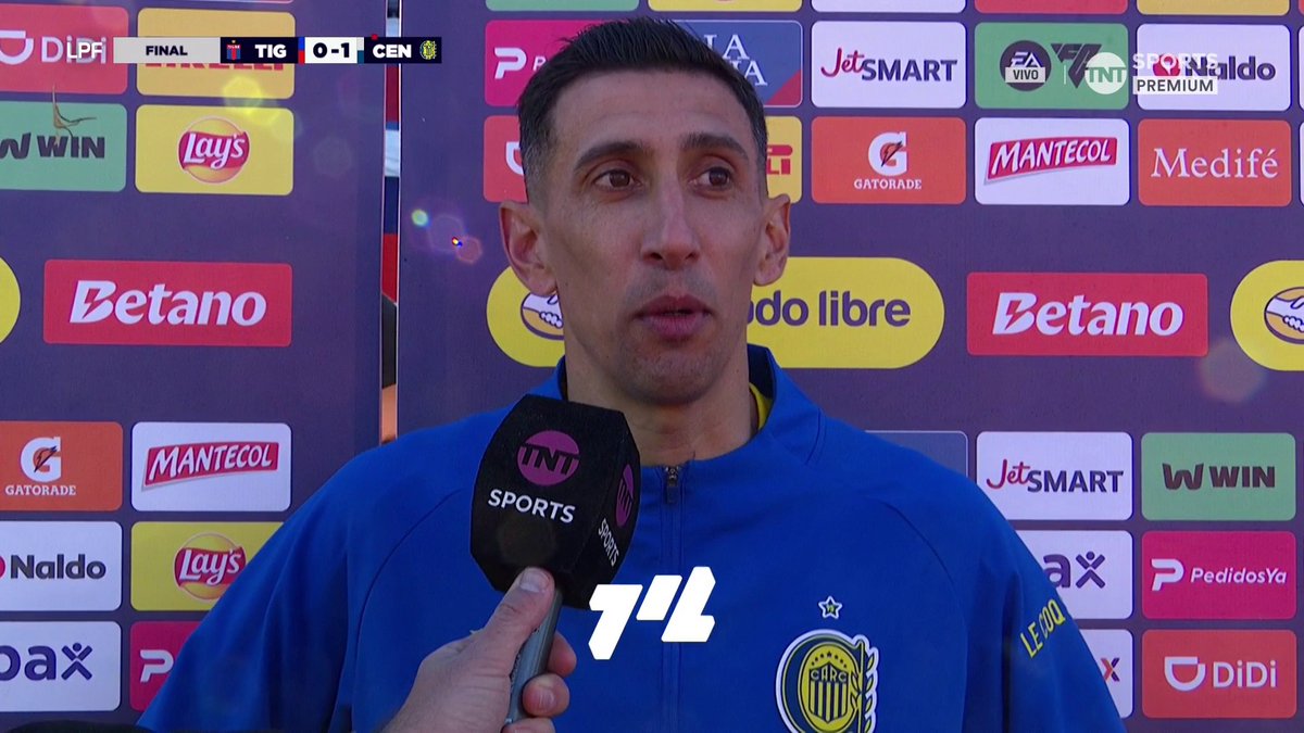 "FUIMOS SUPERIORES, MERECÍAMOS LA VICTORIA" Di María habló sobre el triunfo de Rosario Central ante Tigre. Viví el Torneo Clausura 2026 por TNT Sports Premium y disfrutalo también en HBO Max 👉 #Suscribite #LPFxTNTSports