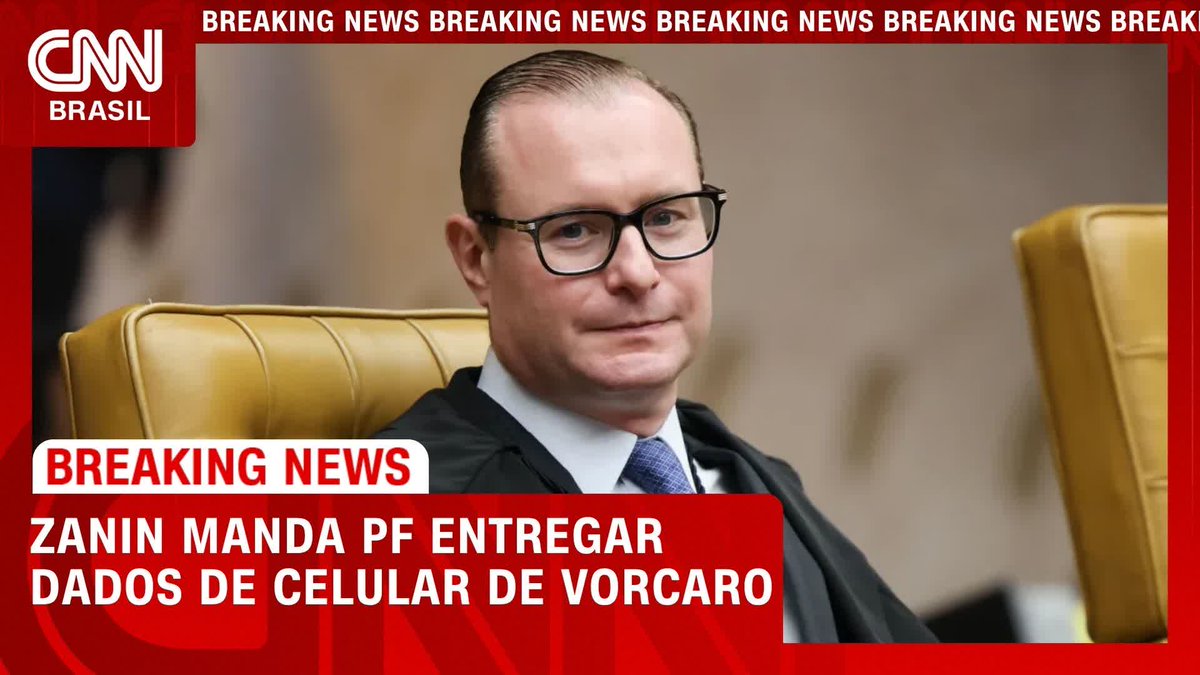 Zanin manda PF entregar dados de celular de Vorcaro; assista #CNNAgora