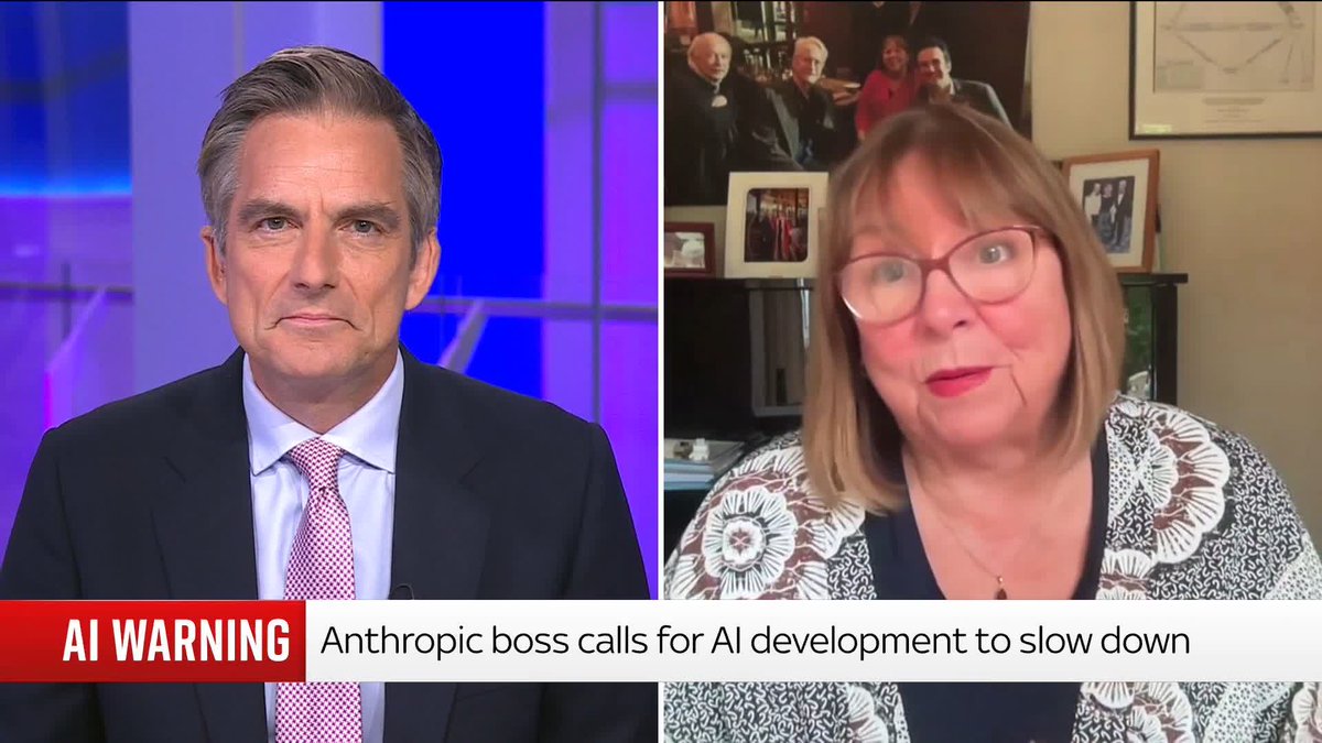 "We don't want to have our Chernobyl moment for AI." Wendy Hall, director of the Web Science Institute at the University of Southampton, tells @JonathanSamuels that AI must be regulated "before we have a major catastrophe". Live: 📺 Sky 501 & YouTube