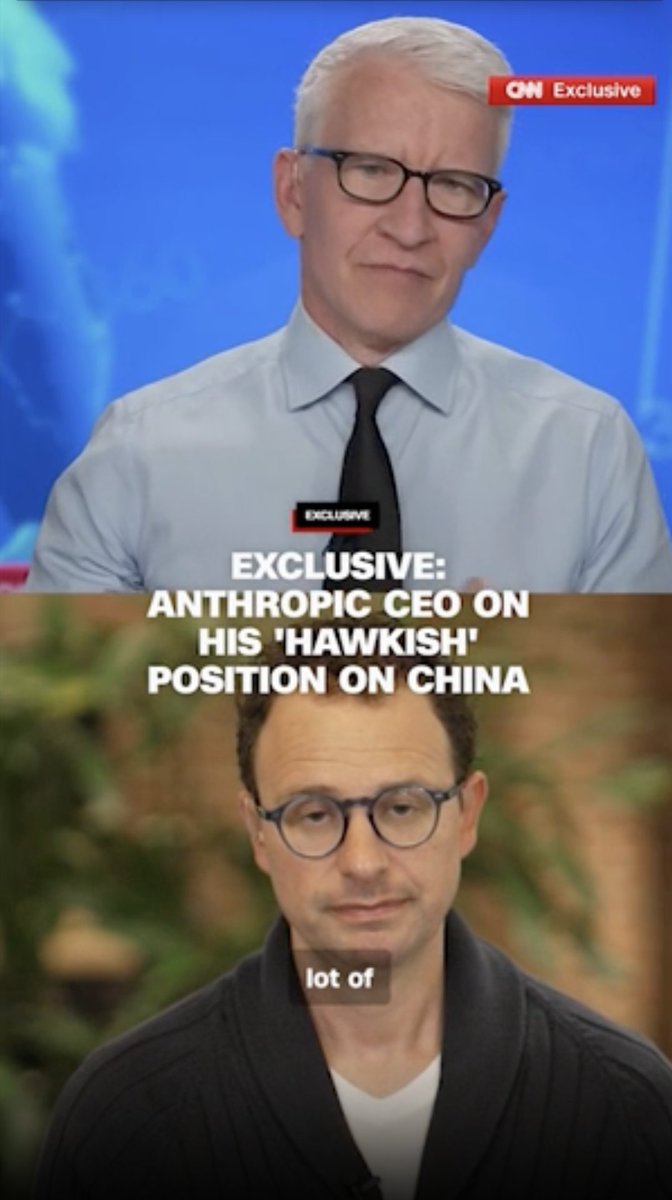 In an exclusive interview with CNN’s Anderson Cooper, Anthropic CEO Dario Amodei breaks down his “hawkish” views on China.