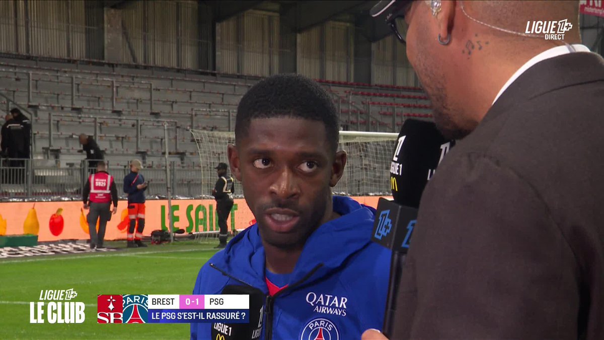🚨🚨💣 Ousmane DEMBÉLÉ 🇫🇷 : « COMME J’AI DIT J’AI JAMAIS ÉTÉ "L’ÉLU" MAIS J’AI BOSSÉ ÉNORMÉMENT. L’année dernière j’ai été récompensé… CETTE ANNÉE ON VERRA, tranquille. J’ai toujours été AU FOND DE LA CLASSE EN TRAIN DE TRAVAILLER DUR. TOUTE MA CARRIÈRE, J’AI PAS DIT UN MOT, J’AI TRAVAILLÉ DUR !!! » 🎙️ L1+
