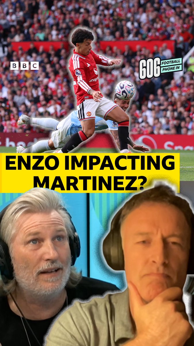 "SURELY that has to be ruled out?" ❌📺 🗣️ Robbie Savage &amp; Chris Sutton don’t understand how Enzo Fernández hasn’t been given offside #BBC606 #MUFC #ManCity