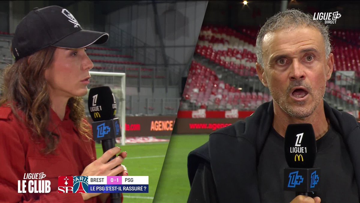 🎙️ "J'attends beaucoup plus de mes joueurs" Luis Enrique n'est pas totalement satisfait du contenu de son équipe, malgré le résultat.⚡️ #Ligue1Plus