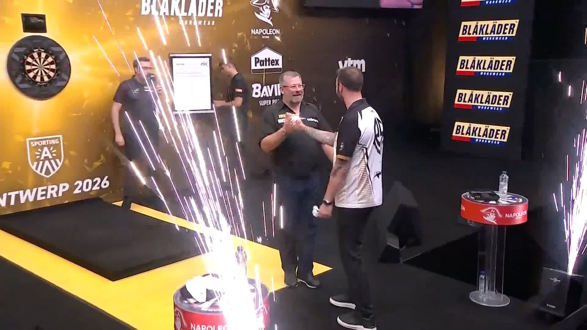 WADE WINS IN ANTWERP! 🇧🇪 James Wade claims the Flanders Darts Trophy! 🤖 Wade picks up his first European Tour title since 2016, defeating Ross Smith 8-4 in the final 🏆