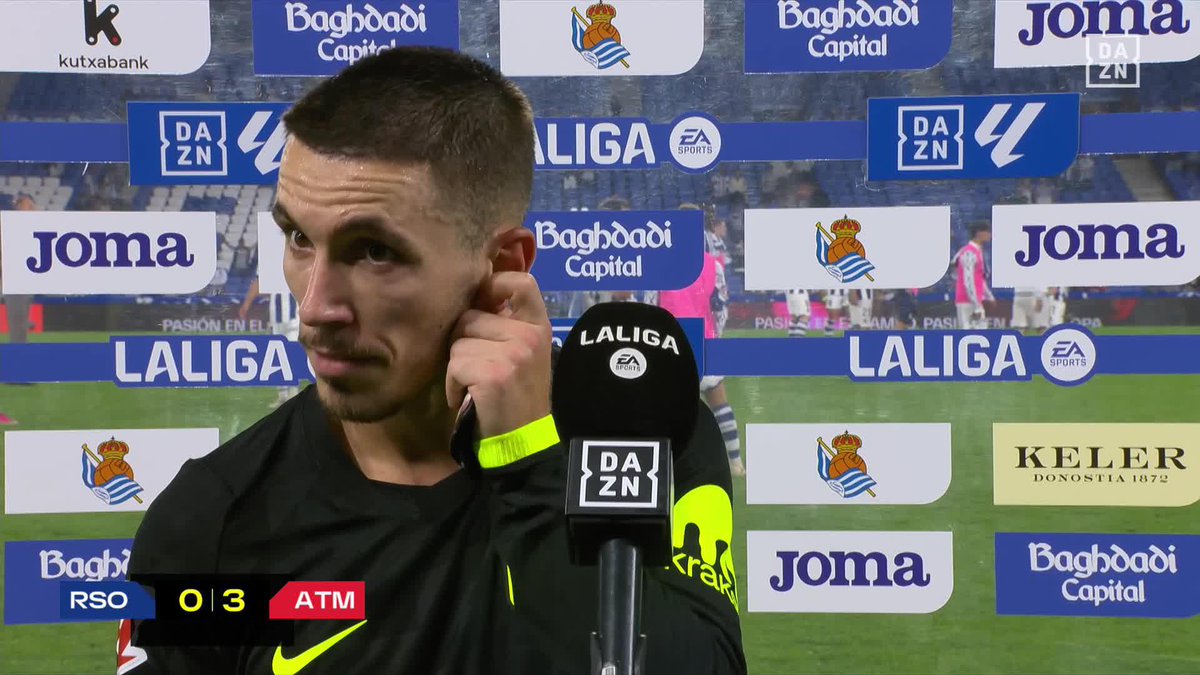 🔄 LOS CAMBIOS FUERON LA CLAVE 🗣️ Grimaldo, sobre la victoria del Atlético de Madrid en Anoeta. #LALIGAenDAZN⚽