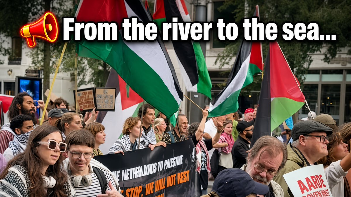Nog een verse lading echte 'klimaatleuzen' vanaf de straat in Amsterdam: 📣 "Donald Trump go to hell, Palestine is not for sale!" 📣 "From the river to the sea, Palestine will be free!" 📣 "From the river to the sea, end Dutch complicity!" Als de wereldwijde temperaturen hiervan niet scherp gaan dalen, weet ik het ook niet meer. #Klimaatmars #Amsterdam #12september