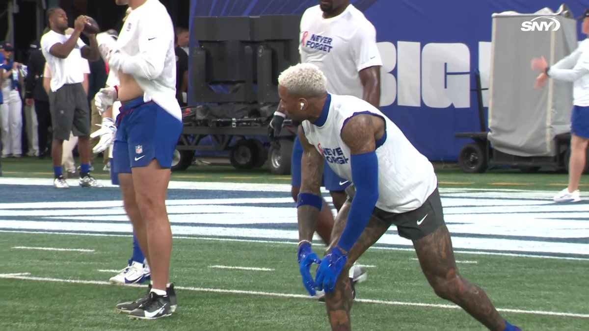 Odell Beckham Jr. returns to MetLife Stadium as a Giant