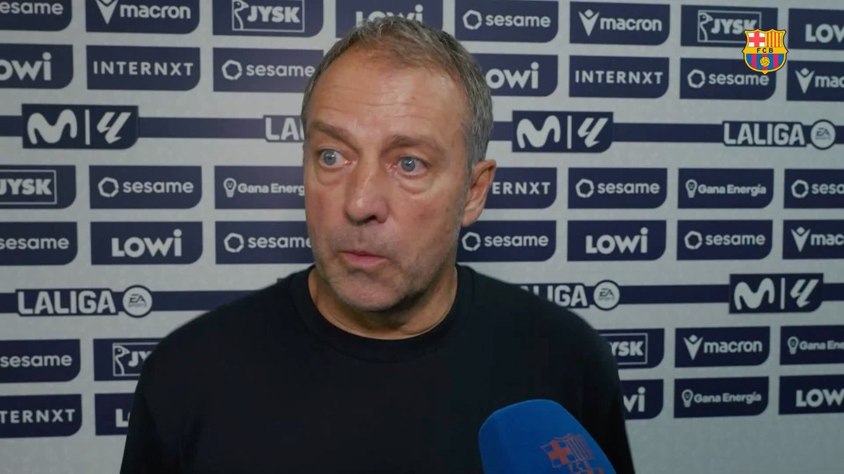 Hansi Flick’s thoughts after the victory 🎙️