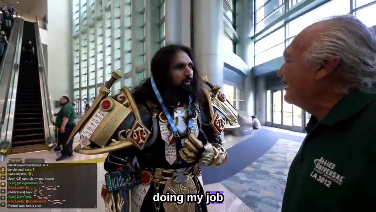 Esfand Gets Confronted by BlizzCon Security and Calls them A**HOLES Straight to their FACE 😳