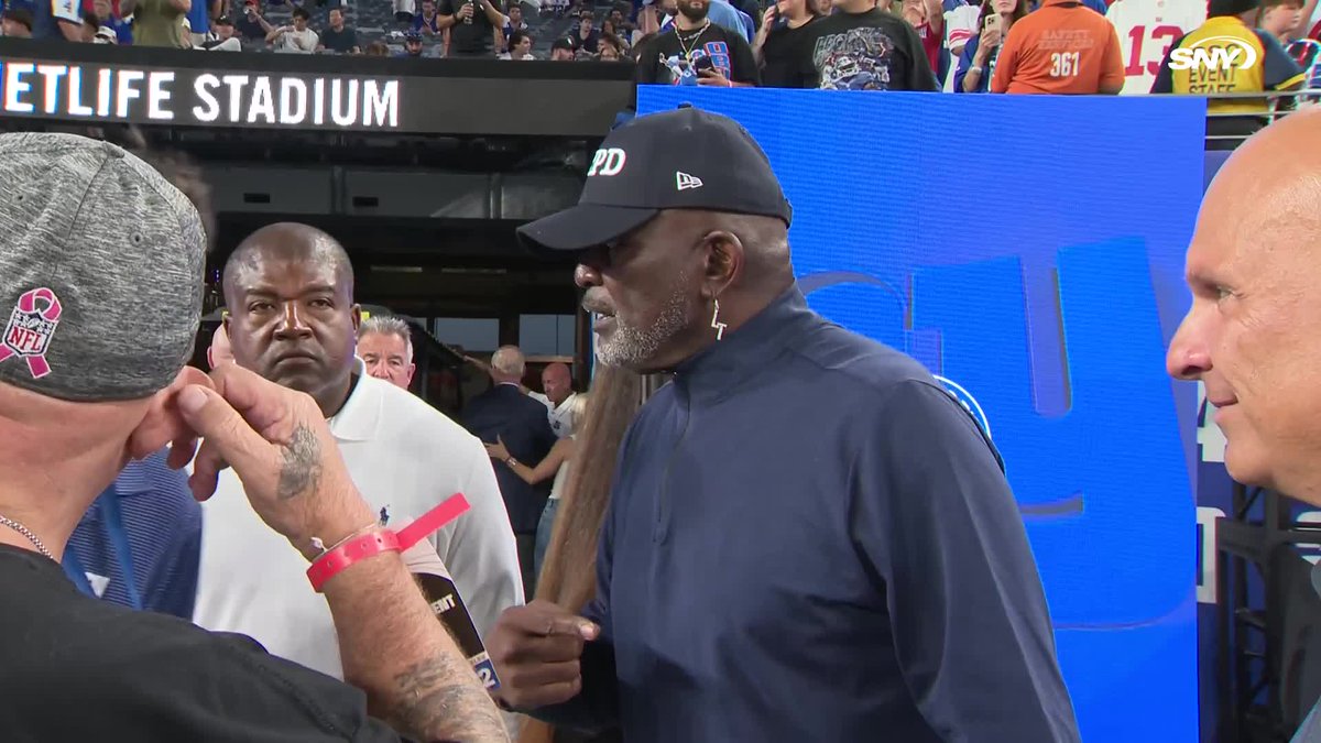Lawrence Taylor at MetLife Stadium for Sunday Night Football