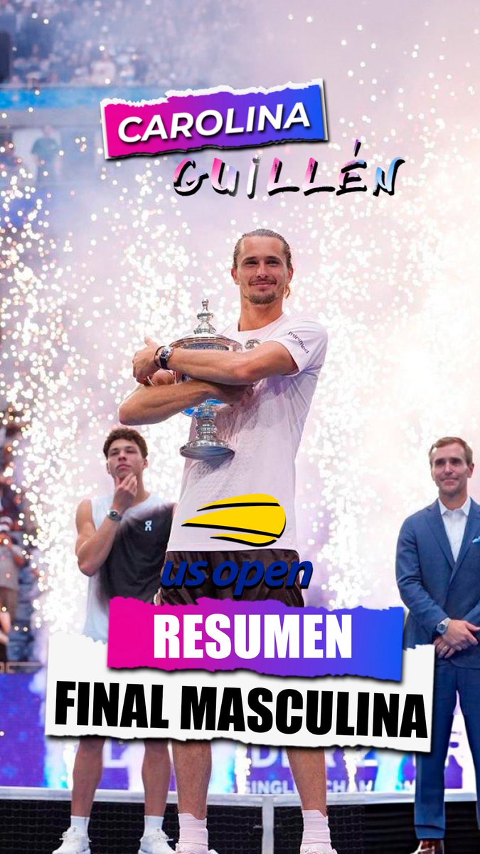 ¡ZVEREV ES CAMPEÓN! Alexander Zverev derrotó a Ben Shelton 6-3, 7-6, 5-7, 6-2 y se queda con su segundo título grande. La experiencia pesó en el momento decisivo. Para Zverev era su sexta final de Grand Slam; para Shelton, la primera. Y en el cuarto set, Zverev tomó el control: quebró de entrada y no soltó el partido. Frialdad total y mentalidad de campeón. Y ese final… ganó con un saque que Shelton no pudo devolver y ¡ni siquiera se dio cuenta de que había ganado! 😳