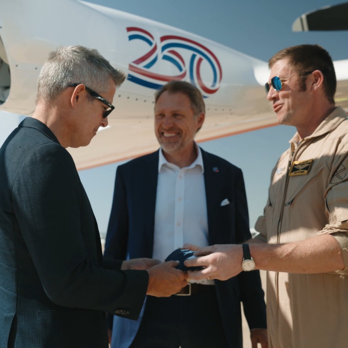 Something special is happening in Texas. Thank you Secretary Sean Duffy, Senator Ted Cruz, The FAA ✈️, TxDOT, Hillwood and everyone who joined us at Alliance Airport, where our aircraft previewed a new era of American aviation: taking off vertically like a helicopter, 100x quieter, then fully transitioning to fixed-wing flight. It was an honor to present Secretary Duffy with the first American flag flown aboard our eVTOL aircraft, celebrating leadership and cooperation across federal, state and local agencies. The future of flight is here, and it will be assembled, certified, and flown in America. 🇺🇸