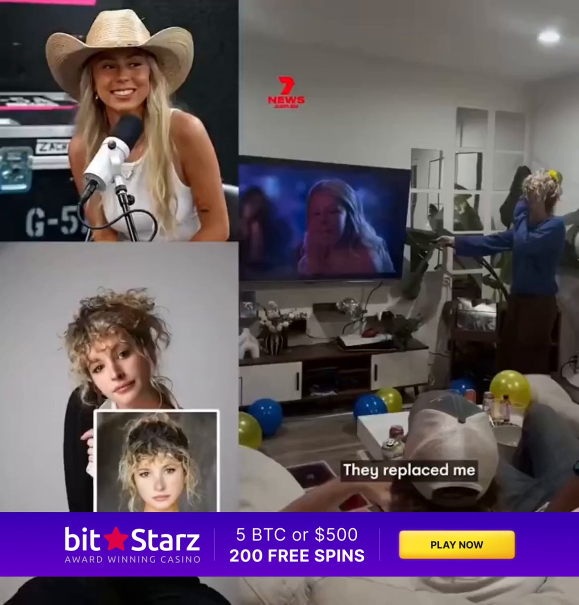 Footage resurfaces of actress Brittney Rae Carrera crashing out after finding out she lost her role in Chad Powers to the “Hawk Tuah” girl, Haliey Welch 🎬👀