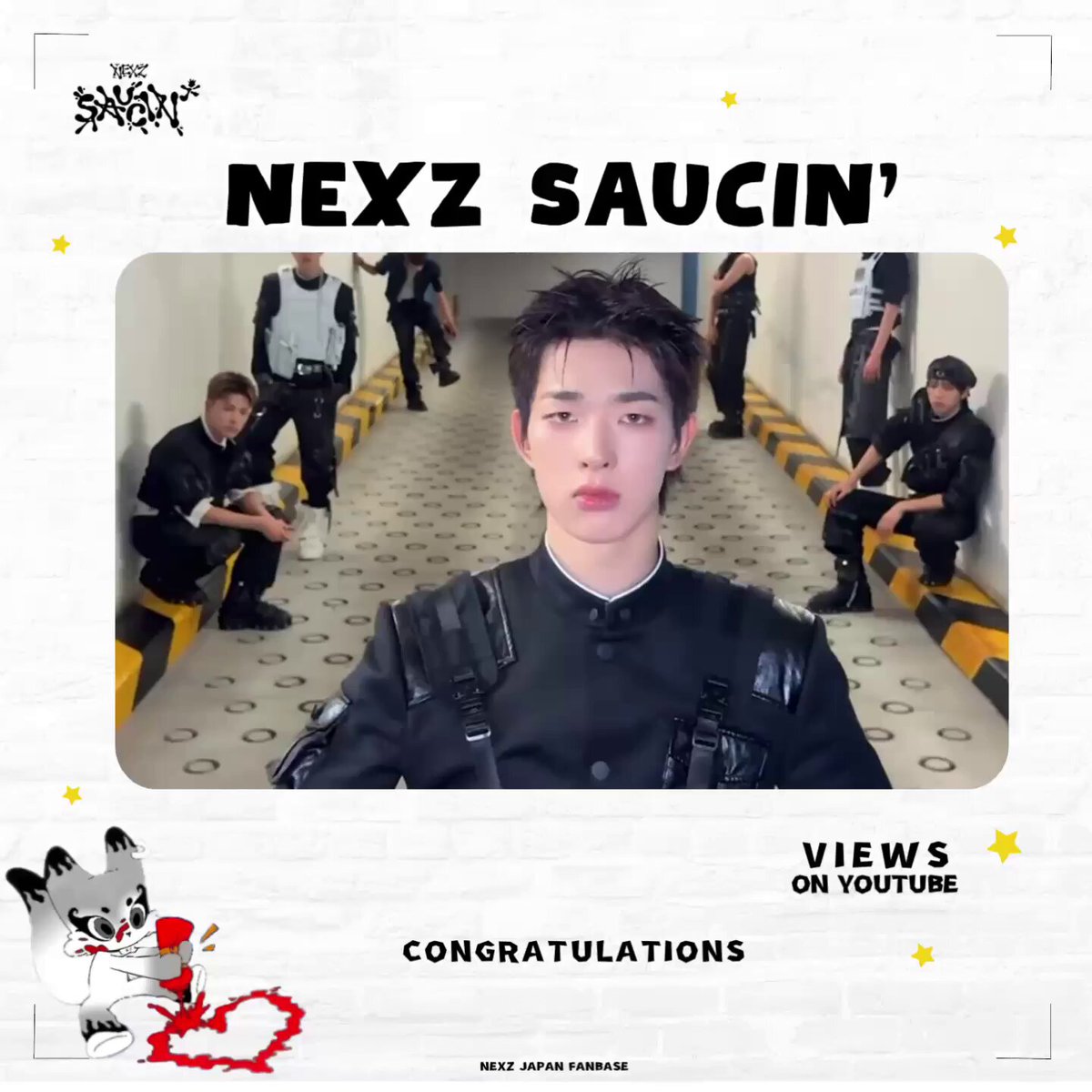 [DATA] NEXZ(넥스지) "SAUCIN'" M/V 🔗 🎉再生回数 6,500万回突破🎉 公開から20日16時間26分 65,001,905回/19万👍 世界で人気16位のミュージックビデオランクイン中🎊 #NEXZ #SAUCIN #NEXZ_SAUCIN