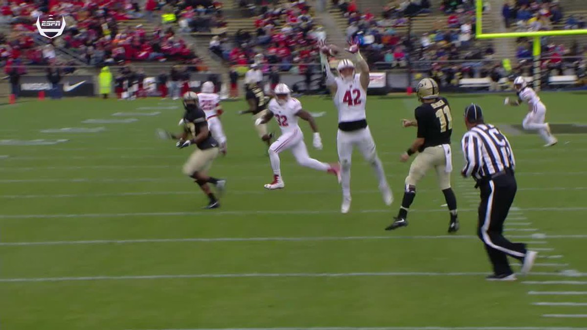I was covering Purdue 10 years ago when T.J. Watt made this incredible pick-6.