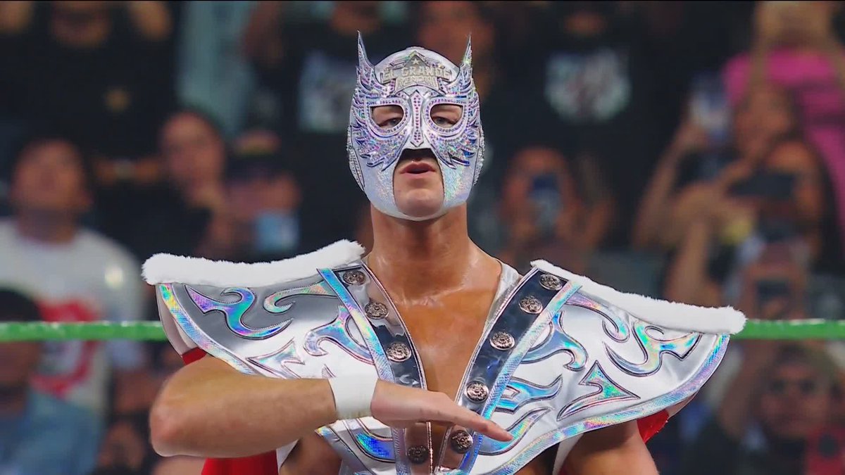 Es hora de la lucha estelar por el Megacampeonato de AAA: Dominik Mysterio vs. El Grande Americano #AAATriplemania CDMX