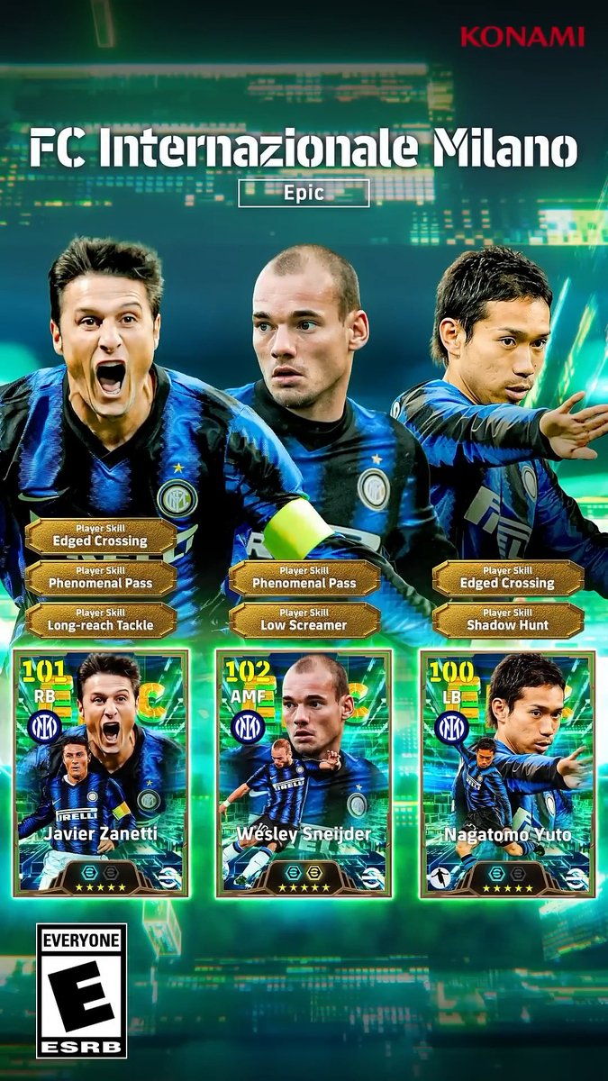 Epic : FC Internazionale Milano Trailer 🇮🇹📽️ 🇦🇷 Javier Zanetti 🇳🇱 Wesley Sneijder 🇯🇵 Nagatomo Yūto #eFootball2027 | #eFHUB